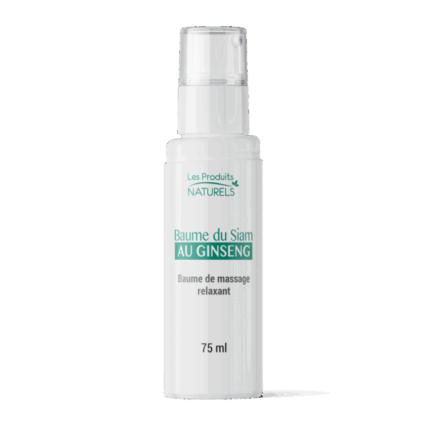 Baume du siam au ginseng pour soulager les articulations en format flacon de 75ml